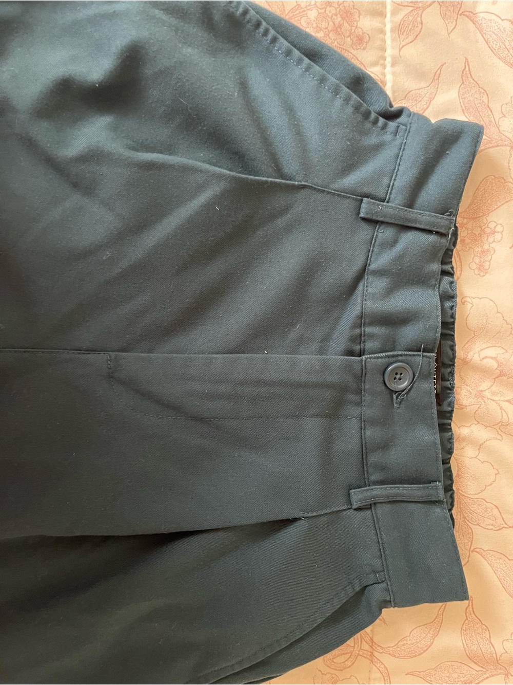 Urban Outfitters High-Waist Wide Leg Pants in Deep Teal XS - Picture 12 of 13